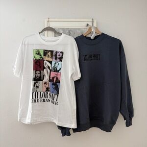 Authentic NEW Taylor Swift The Eras Tour BUNDLE Sweatshirt, T-Shirt, Wristband
